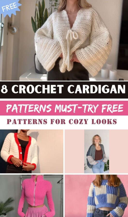 Chunky Crochet Cardigan Patterns – Must-Try Free Patterns for Cozy Looks 