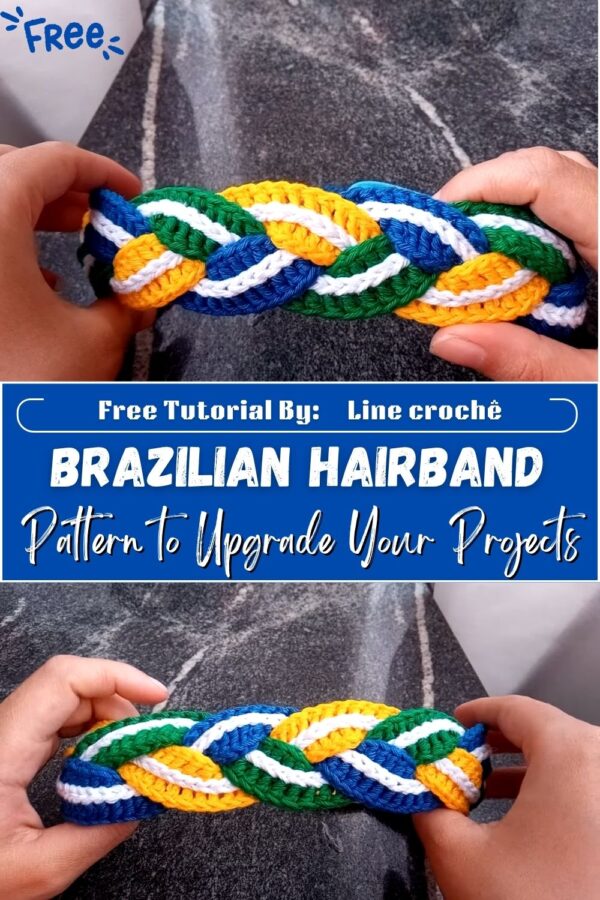 Classy Crochet Brazilian Hairband Pattern to Upgrade Your Projects 