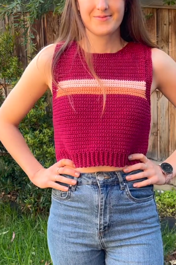Free Crochet Crop Vest Top Patterns Your Go-To Style Collection
