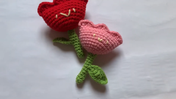 Crochet Tulip Flower Patterns Make Beautiful Gifts Without Real Flowers