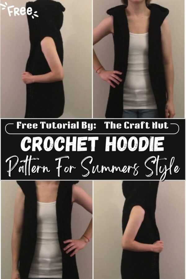Fabulous Crochet Hoodie Pattern For Summers Style 