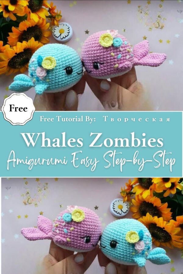 Fearless Crochet Whales vs Zombies Amigurumi Easy Step-by-Step Pattern