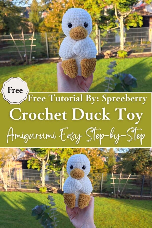 Flawless Crochet Duck Toy Amigurumi Easy Step-by-Step Pattern 