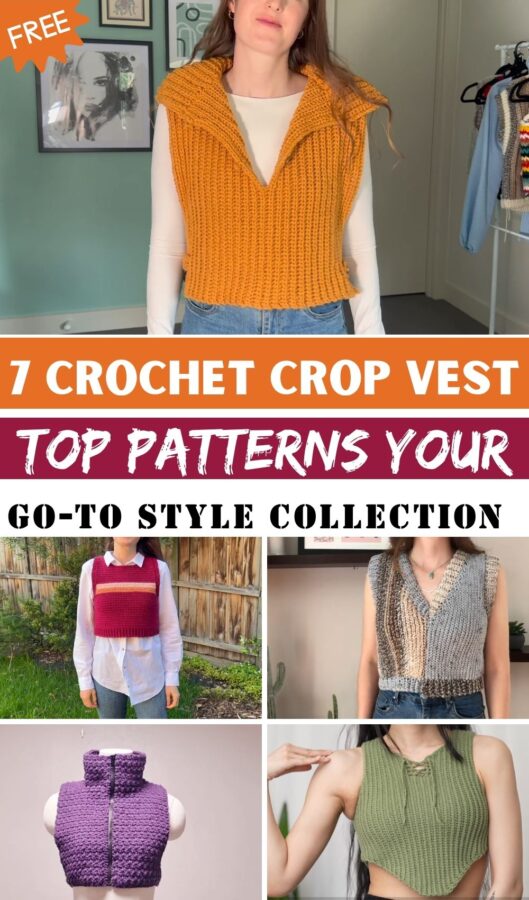 Free Crochet Crop Vest Top Patterns Your Go-To Style Collection 