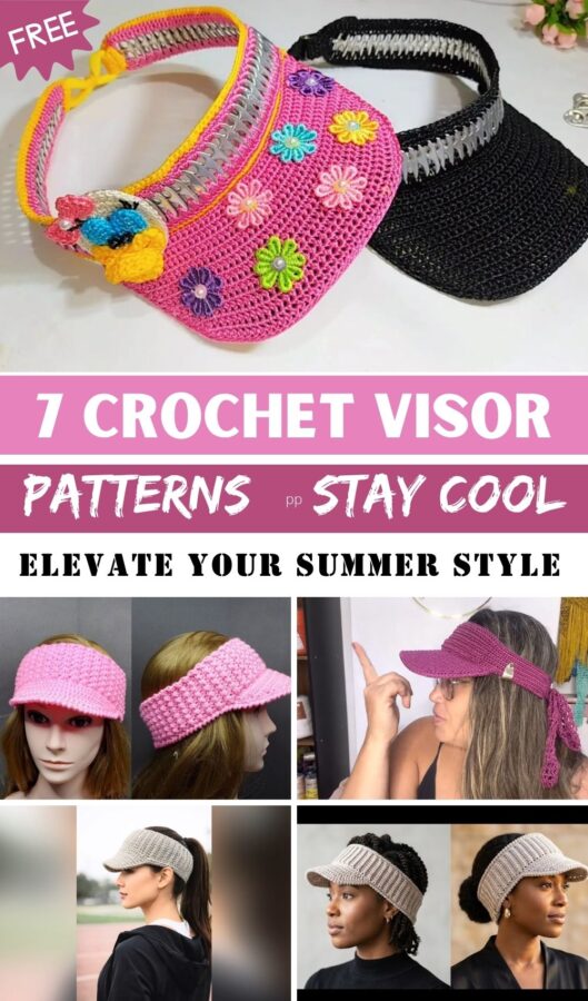 Free Crochet Visor Patterns – Stay Cool & Elevate Your Summer Style 
