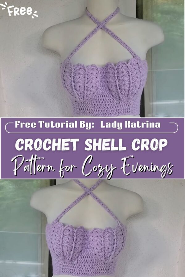 Gorgeous Crochet Shell Crop Top Pattern for Cozy Evenings 