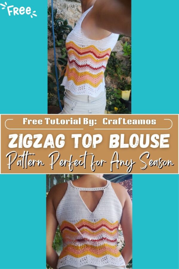 Honest Crochet Zigzag Top Blouse Pattern Perfect for Any Season