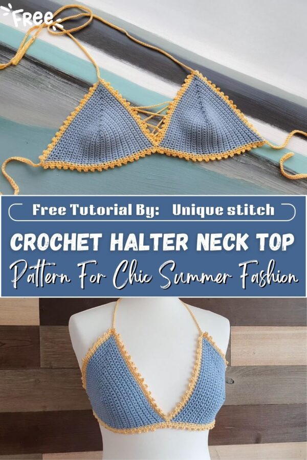 Humble Crochet Halter Neck Top Pattern For Chic Summer Fashion 