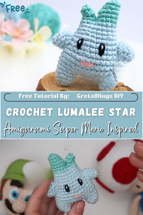  Incredible Crochet Lumalee Star Amigurumi Super Mario Inspired Pattern 
