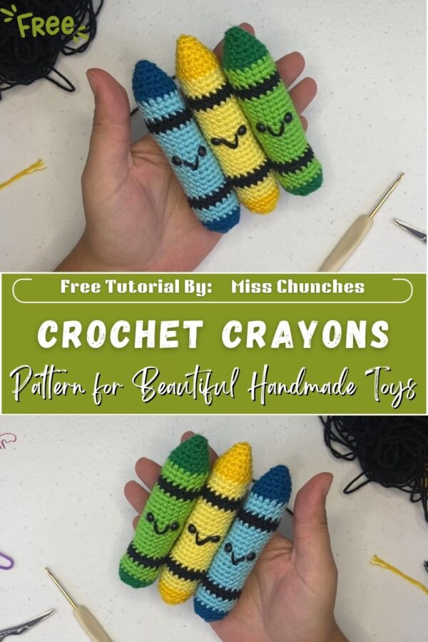 Inspiring Crochet Crayons Amigurumi Pattern for Beautiful Handmade Toys