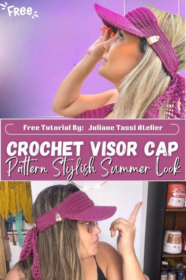  Luxurious Crochet Visor Cap Pattern Stylish Summer Look