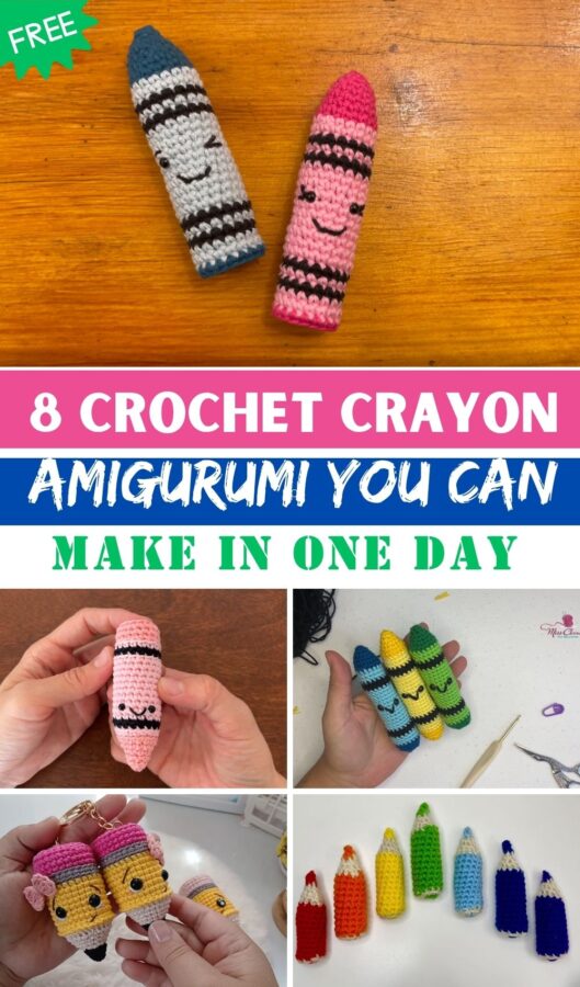 Magic Crochet Crayon Amigurumi You Can Make in One Day