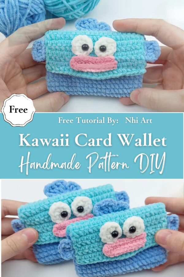 Outstanding Crochet Kawaii Card Wallet Handmade Pattern DIY