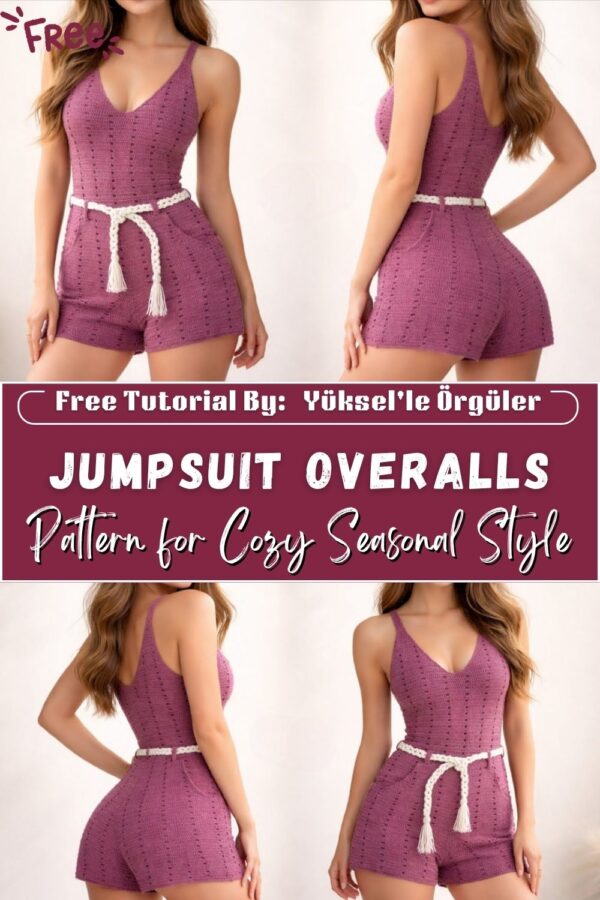 Passionate Crochet Jumpsuit Overalls Pattern for Cozy Seasonal Style