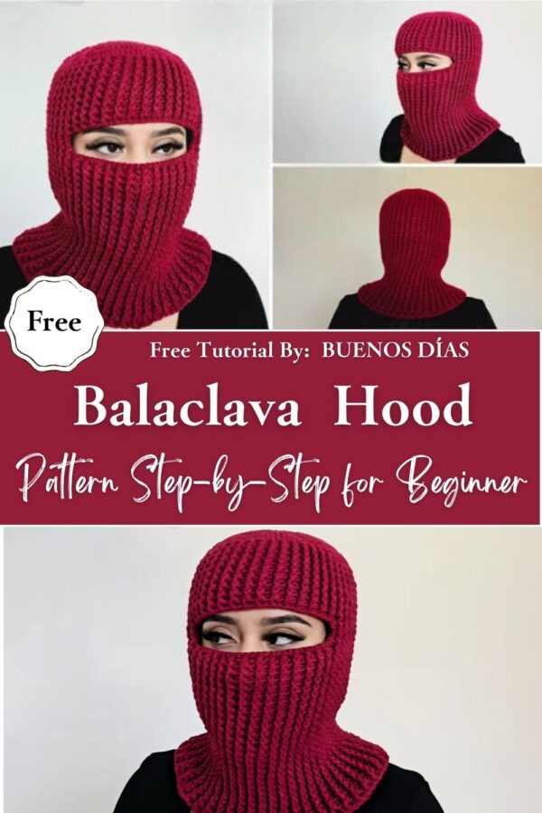  Peaceful Crochet Balaclava Winter Hood Pattern Step-by-Step for Beginner 
