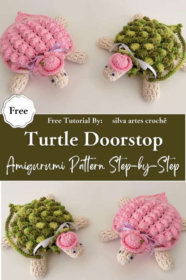 Polished Crochet Turtle Doorstop Amigurumi Easy Pattern Step-by-Step 