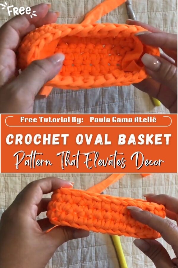 Powerful Crochet Oval Basket Pattern That Elevates Decor 