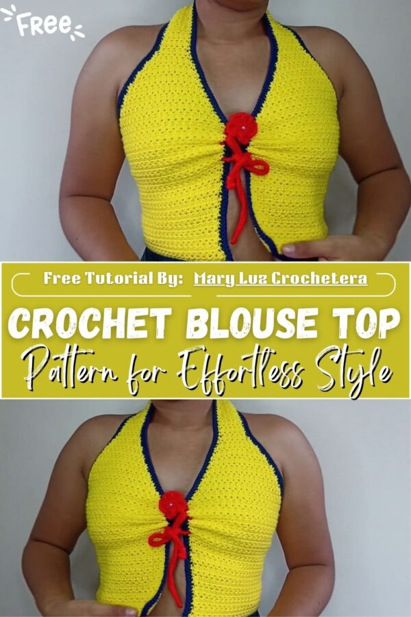 Precious Crochet Blouse Top Pattern for Effortless Style