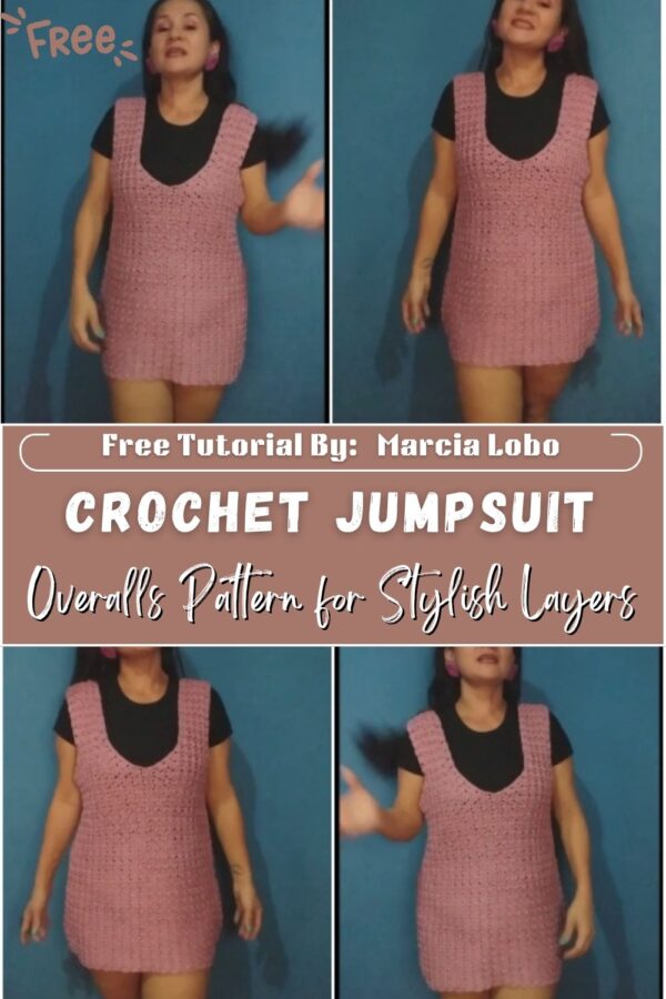 Precious Crochet Jumpsuit Overalls Pattern for Stylish Layers 