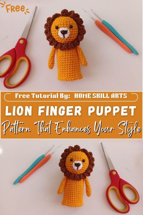 Refined Crochet Lion Finger Puppet Amigurumi Pattern That Enhances Your Style