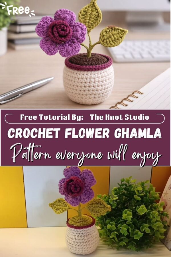Refreshing Crochet Flower Ghamla Pattern everyone will enjoy 