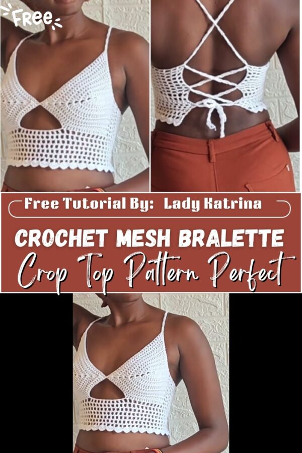  Sparkling Crochet Mesh Bralette Crop Top Pattern Perfect for Summer Vibes 