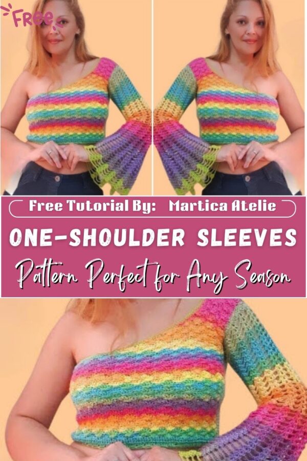 Stunning Crochet One-shoulder sleeves Pattern Perfect for Any Season 