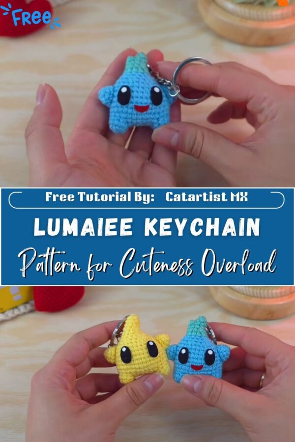 Tender Crochet Lumaiee Keychain Amigurumi Pattern for Cuteness Overload