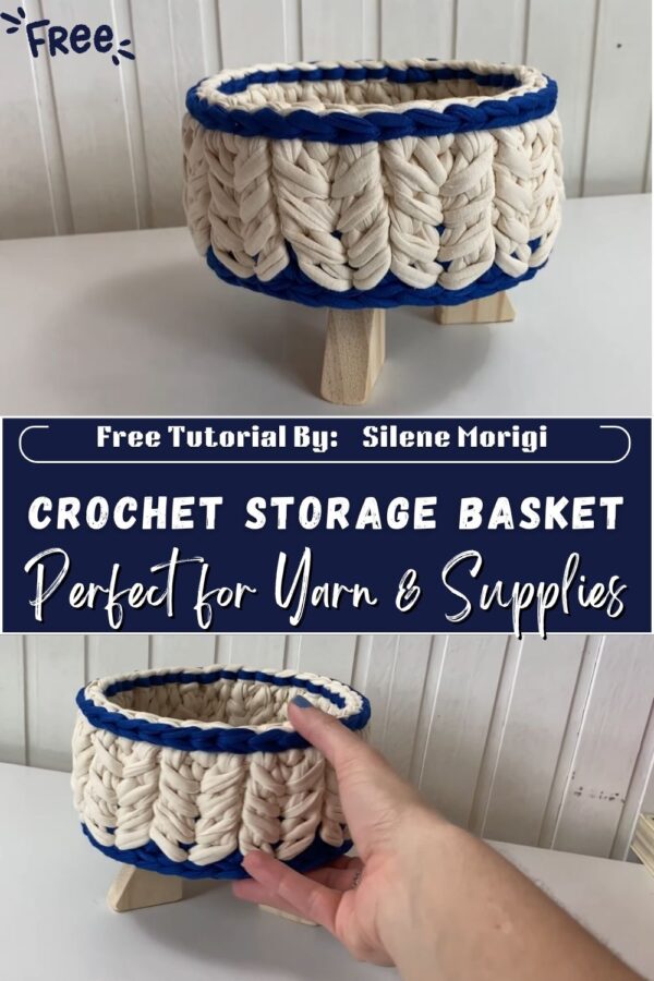 Unique Crochet Storage Basket Pattern Perfect for Yarn & Supplies 