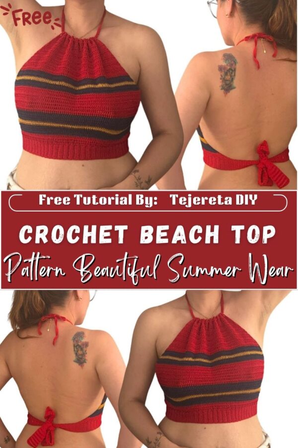 Very Easy Crochet Beach Top Pattern Beautiful Summer Wear 