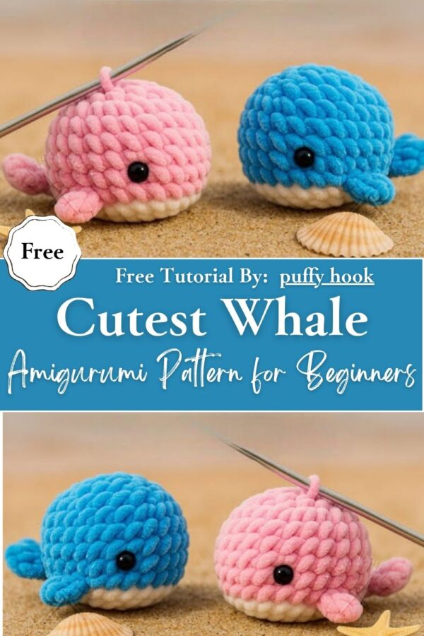 Vibrant Crochet the Cutest Whale Amigurumi Pattern for Beginners