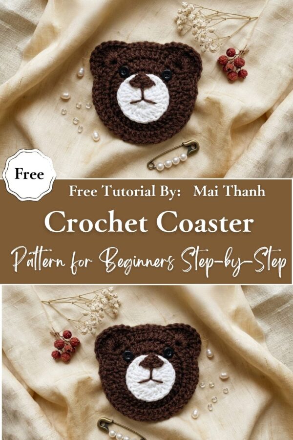 Wonderful Crochet Coaster Pattern for Beginners Step-by-Step