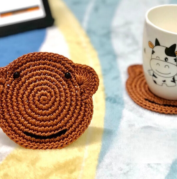 Crochet Animal Coaster Patterns Table Decor for Coffee Lovers