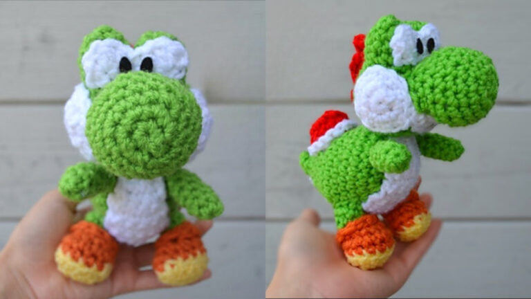 Crochet Green Dinosaur Amigurumi Patterns Plush Toy Collection