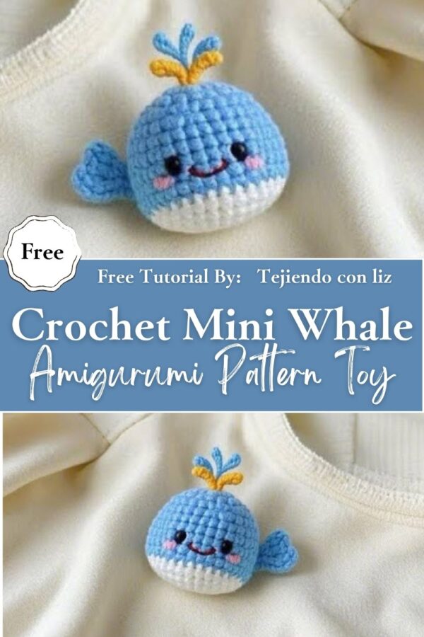 Incredible Crochet Mini Whale Amigurumi Pattern Toy