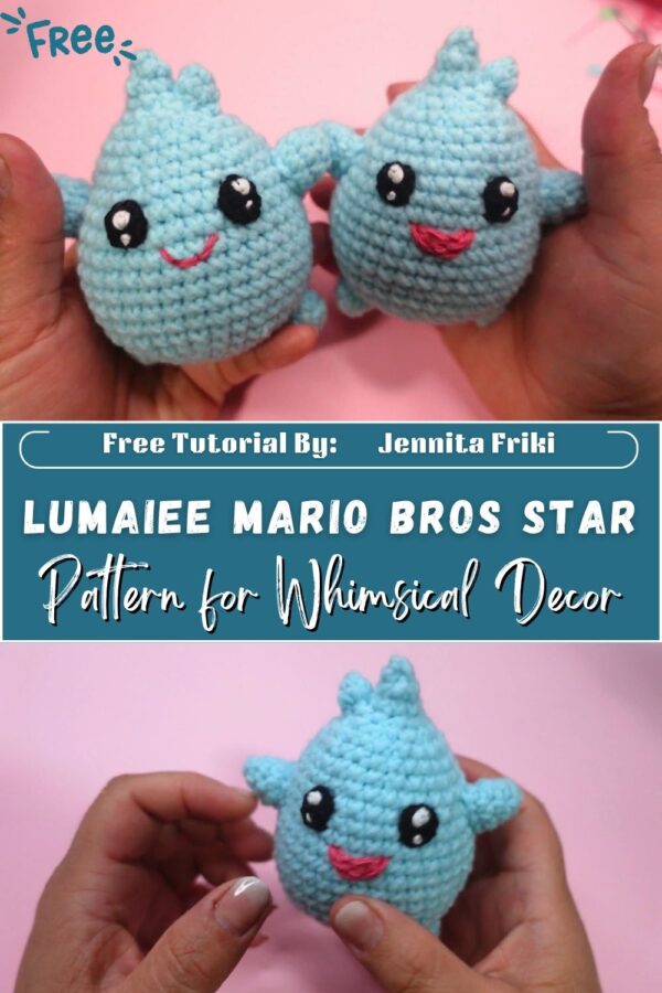 Innovative Crochet Lumaiee Mario Bros Star Amigurumi Pattern for Whimsical Decor 