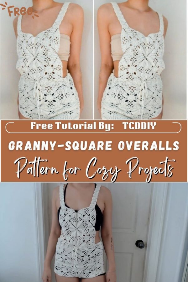 Lovely Crochet Granny-Square Overalls Pattern for Cozy Projects