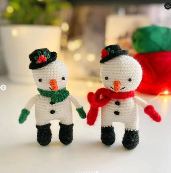 Shining Crochet Snowmen Amigurumi Pattern for Lovely Finishes