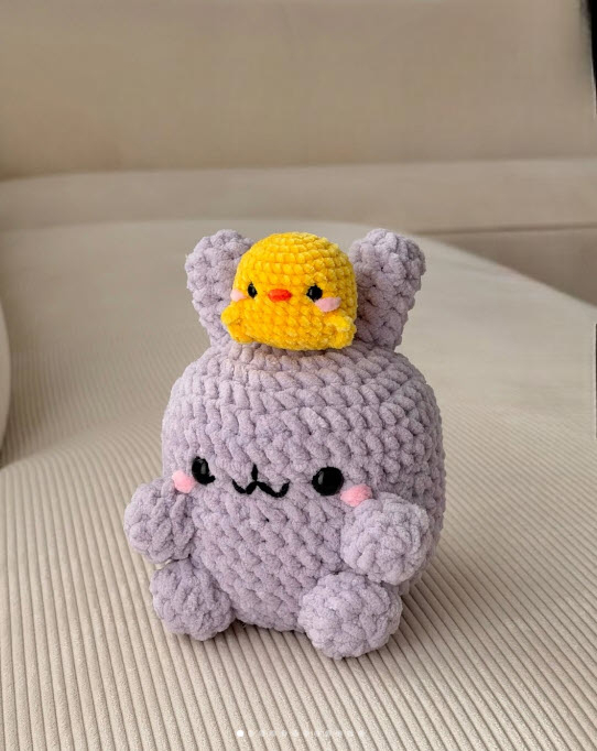 Everyone Is Obsessed With This Bear Duck Amigurumi Duo Crochet Pattern