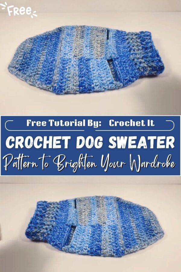 Awesome Crochet Dog Sweater Pattern to Brighten Your Wardrobe