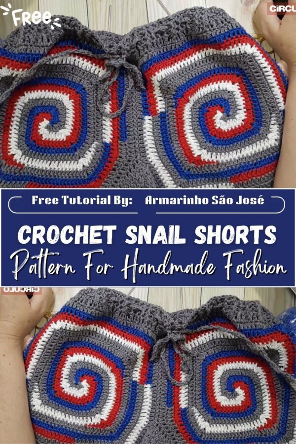 Creative Crochet Snail Shorts Pattern For Handmade Fashion 