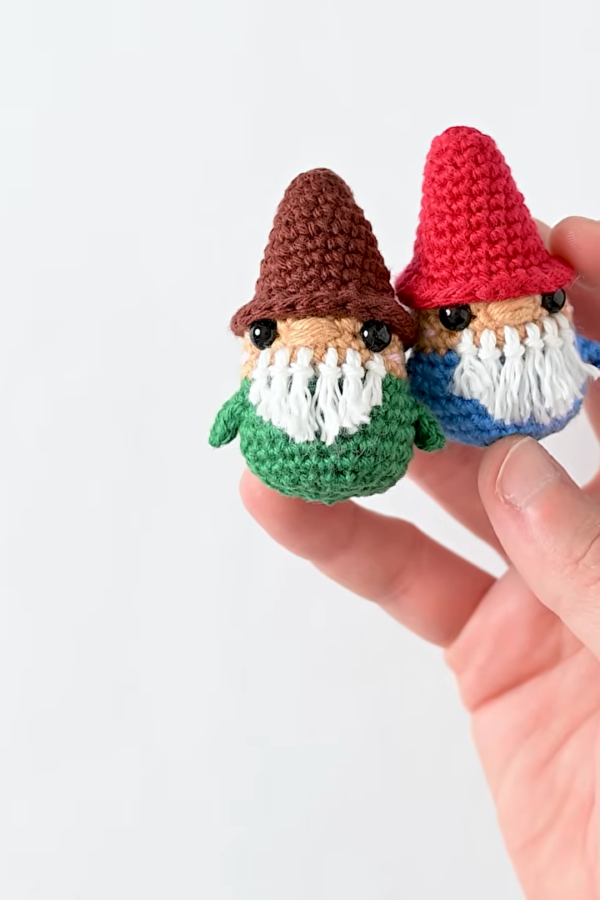 Best Crochet Tiny Gnome Holiday Decor Amigurumi Patterns for Christmas