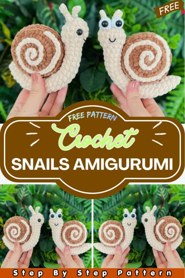Easy Snail Amigurumi Crochet Pattern for Beginners (Step-by-Step Guide)
