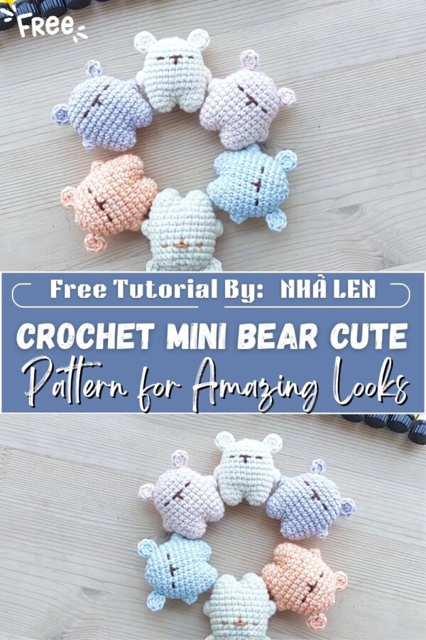 Elegant Crochet Mini Bear Cute Amigurumi Pattern for Amazing Looks