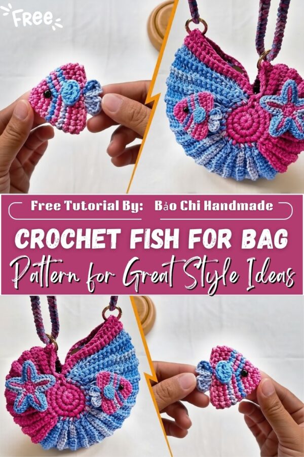 Fabulous Crochet Fish for Bag Pattern for Great Style Ideas 