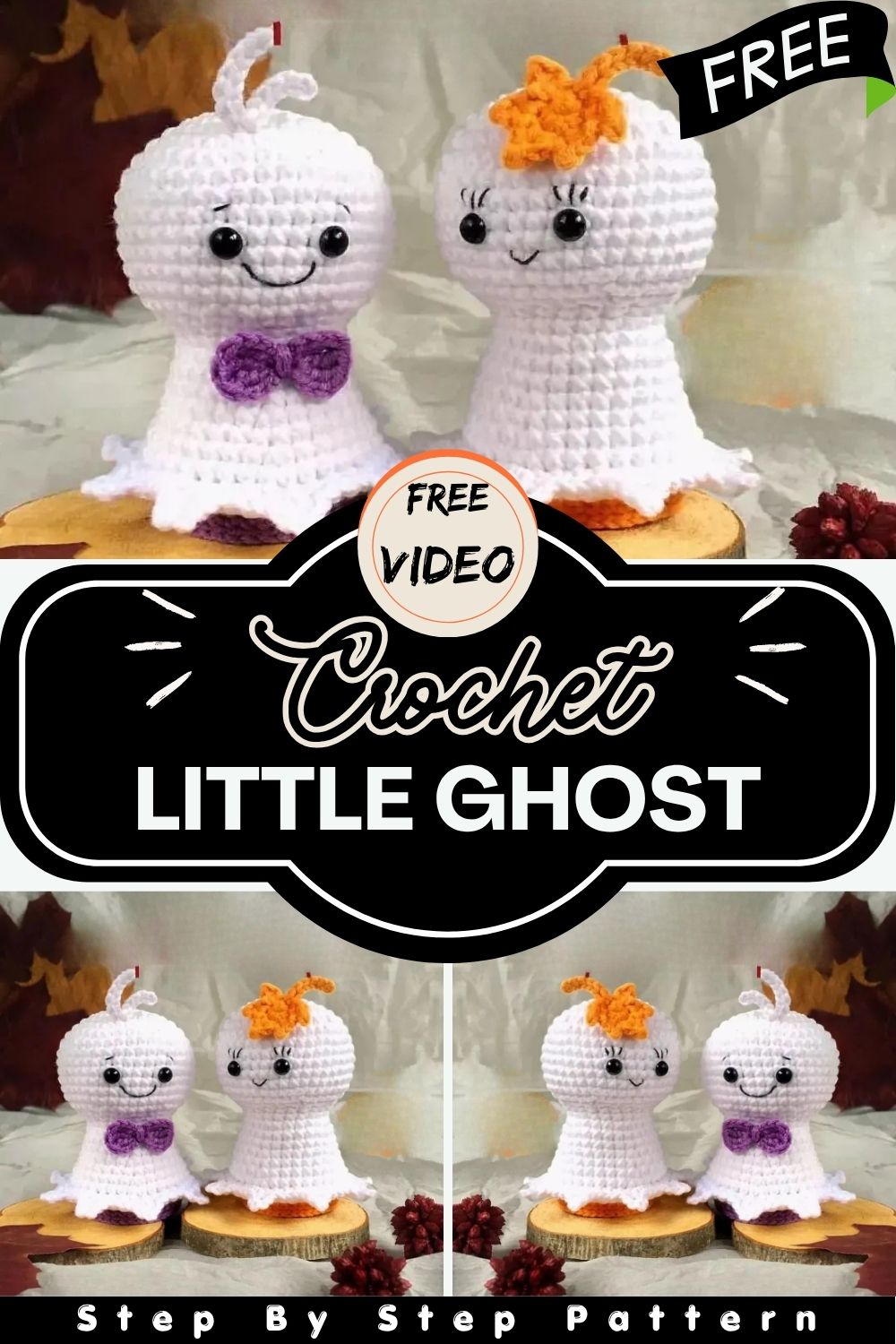 Fantastic Crochet Little Ghost Amigurumi Pattern for Playful Home Decor