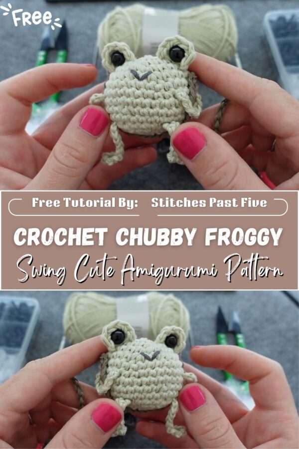 Fearless Crochet Chubby Froggy on Swing Cute Amigurumi Pattern 