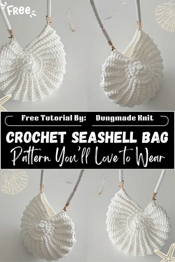 Flawless Crochet Seashell Bag Pattern You’ll Love to Wear 