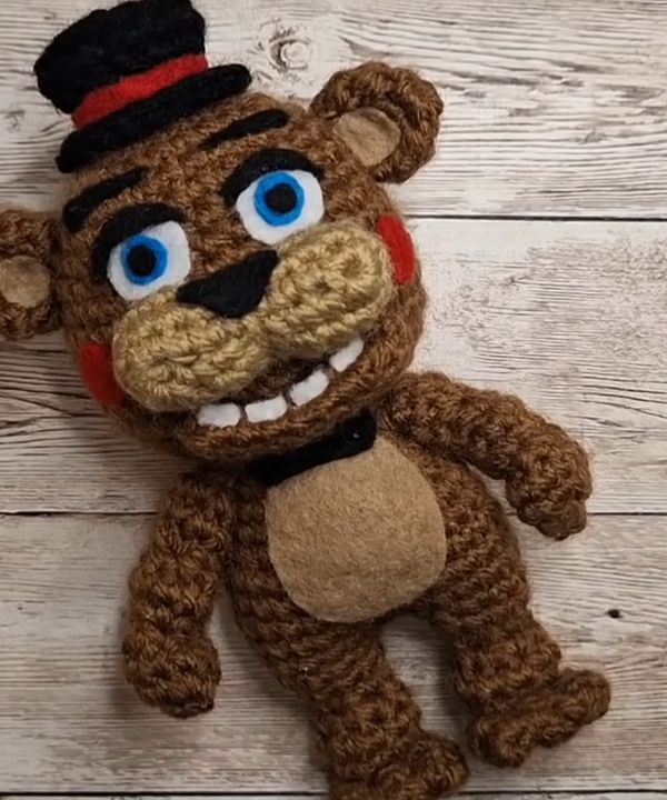 Crochet Freddy Fazbear Amigurumi Patterns for FNAF Fans