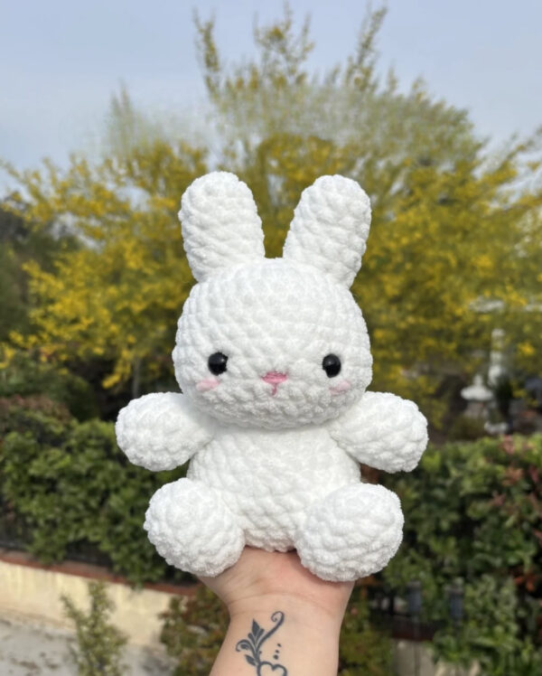 Handmade Crochet Bunny Soft Amigurumi Stuffed Toy